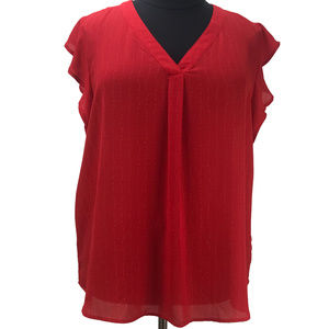 Women's Plus Size Sleeveless Blouse